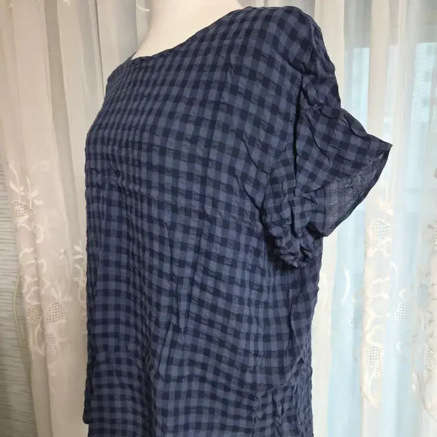 [BUNJANG] She's Miss Checked Blouse / 쉬즈미스 체크 블라우스