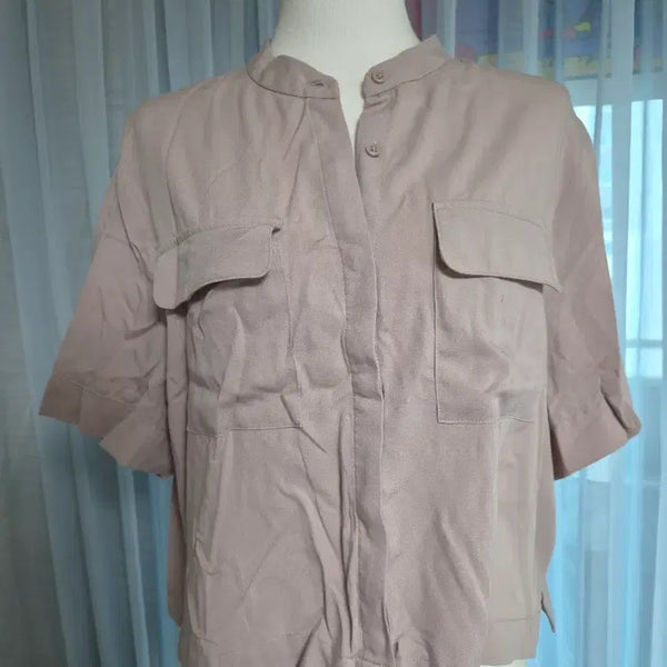 [BUNJANG] Two Pocket Blouse Shirt / 투포켓 블라우스 셔츠