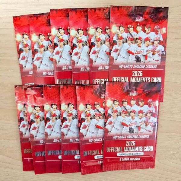 [BUNJANG] SSG Landers Official Moments Card Bundle Set (Sealed) / SSG 랜더스 공식 모먼츠카드 미개봉 일괄