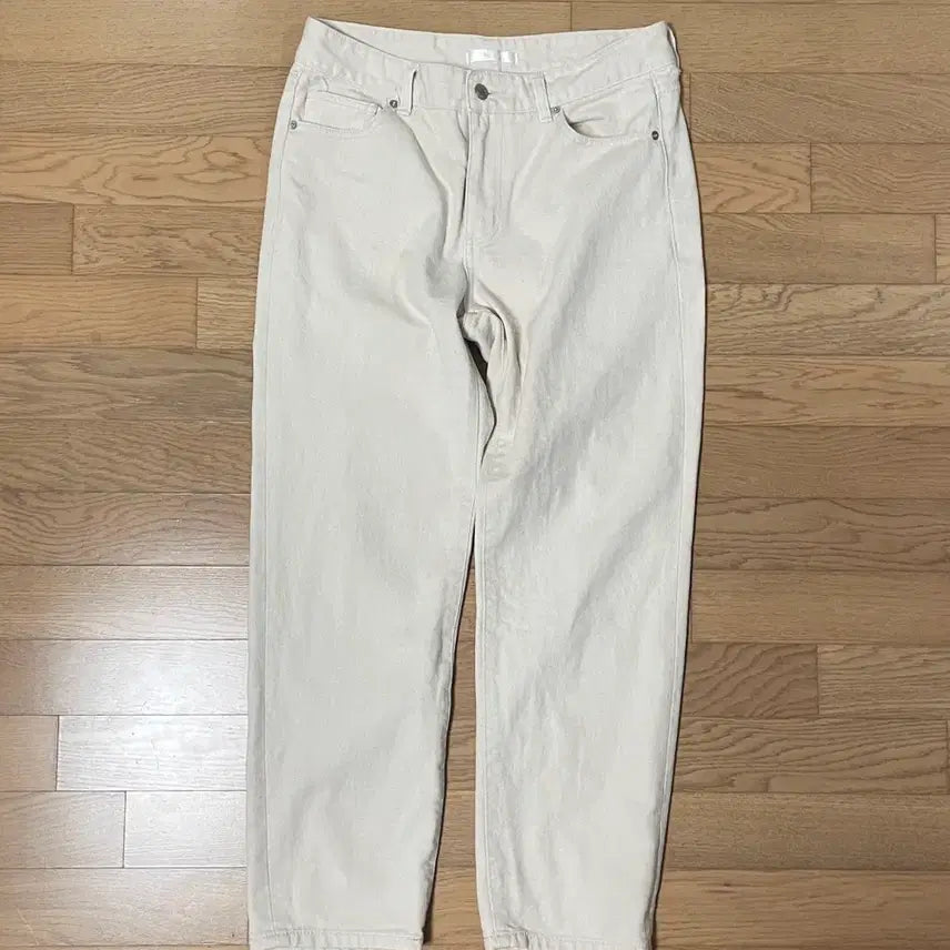 [BUNJANG] OWNER Men's Tapered Fit Natural Cream Jeans / 32 / 오너 OWNER 남성 테이퍼드 핏 내츄럴크림 진