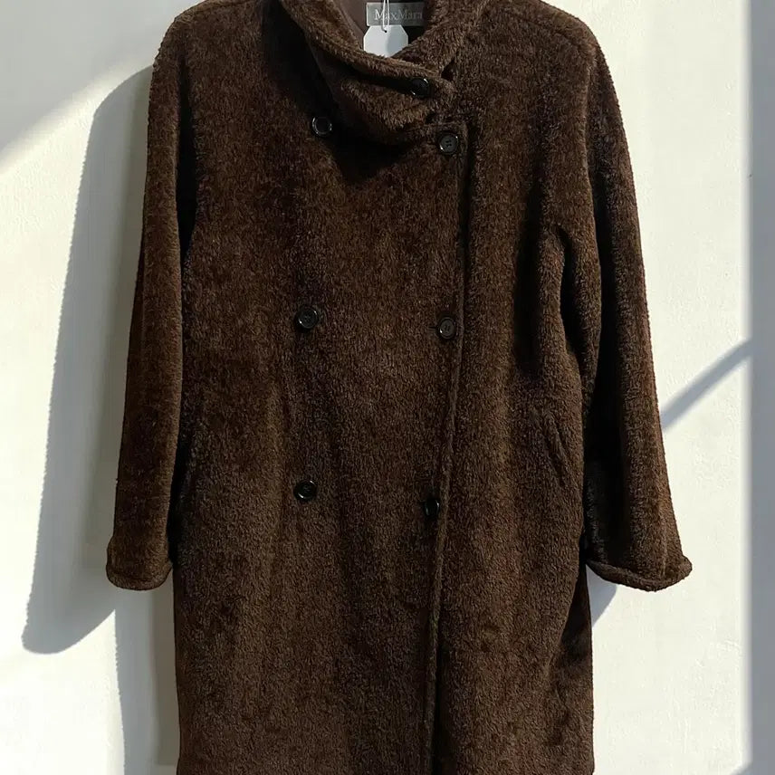 [BUNJANG] Max Mara Alpaca Virgin Wool Double Breasted Coat / 막스마라 알파카 버진 울 더블 코트