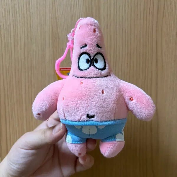 [BUNJANG] SpongeBob Patrick Star Doll Keychain / 스폰지밥 뚱이 인형 키링