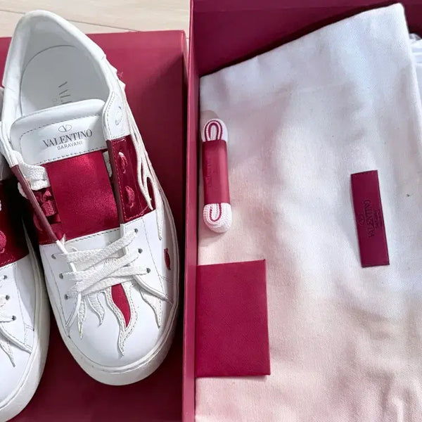 [BUNJANG] Valentino Mazinger Z Red Sneakers / 정품발렌티노마징가Z레드스니커즈새거급