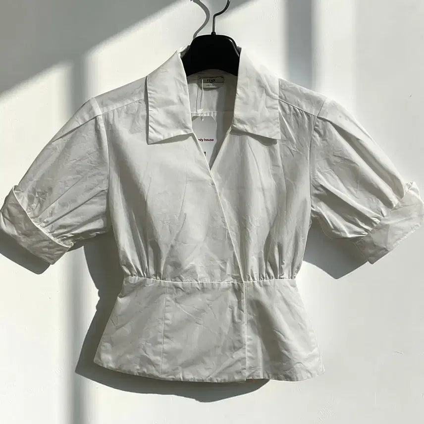 [BUNJANG] Fendi Puff Sleeve Shirt / 펜디 퍼프 슬리브 셔츠