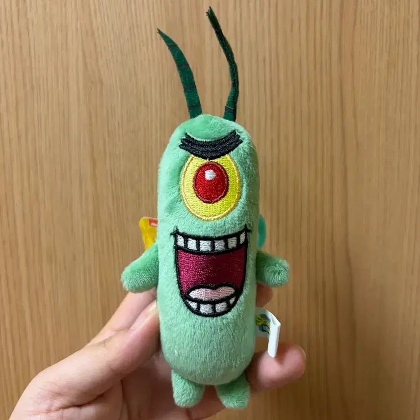 [BUNJANG] SpongeBob Plankton Plush Keychain / 스폰지밥 플랑크톤 인형 키링