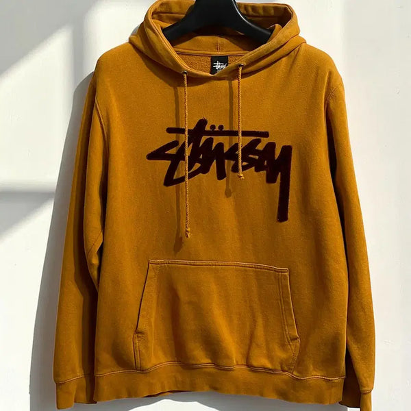 [BUNJANG] Stussy Big Logo Hoodie / 스투시 빅 로고 후드 티셔츠