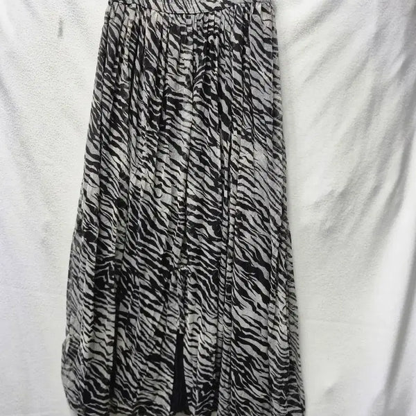 [BUNJANG] Leopard Print Pleated Midi Skirt / 주름 치마 호피 무늬26