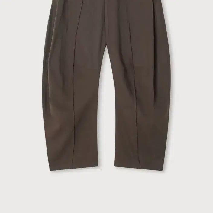 [BUNJANG] Ethos Wide Curved Pants Brown / 에토스 와이드 커브드 팬츠