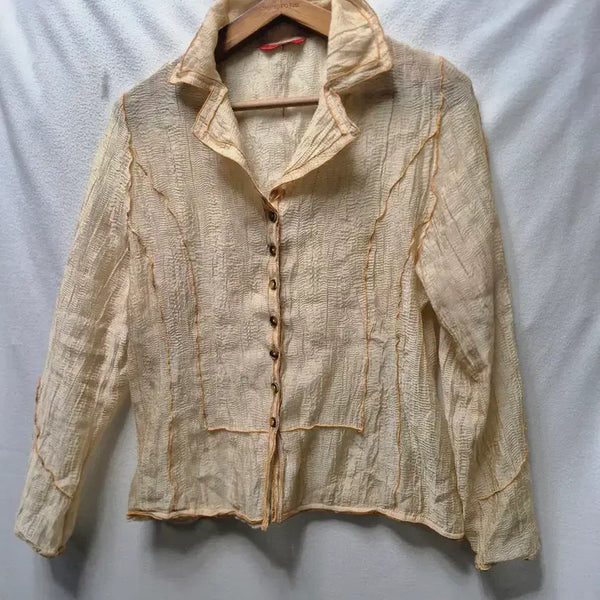 [BUNJANG] Ivory Women's Blouse - Size M / 블라우스 아이보리 여성 의류 M