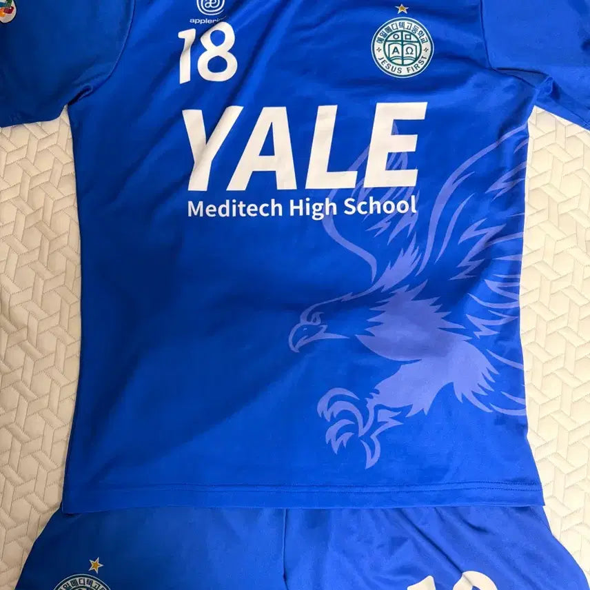 [BUNJANG] YALE MEDITECH High School Soccer Uniform Set / 예일메디텍 축구부 유니폼 상하의 판매