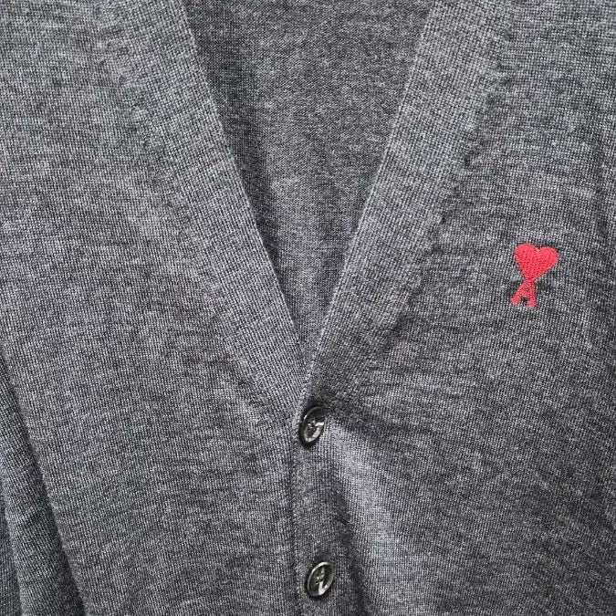[BUNJANG] AMI Wool Cardigan Grey L / 아미 가디건 그레이 (L)