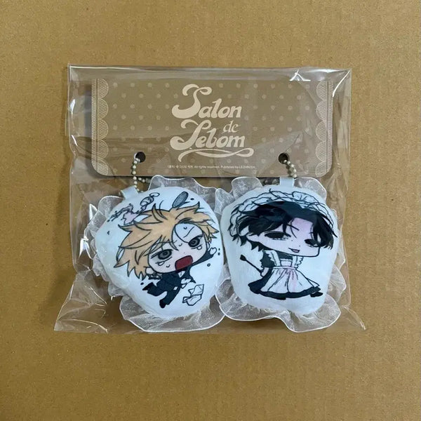 [BUNJANG] Salondebon Lace Cushion Keyring Set Full Book (Sealed) / 살롱드르봉 레이스 쿠션 키링 세트 풀북 미개봉