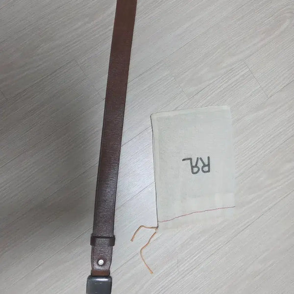 [BUNJANG] RRL Vincent 34 Brown Leather Belt / RRL 빈센스 34 브라운