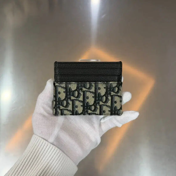 [BUNJANG] Dior Oblique Jacquard Card Holder / 디올 오블리크 자카드 카드지갑