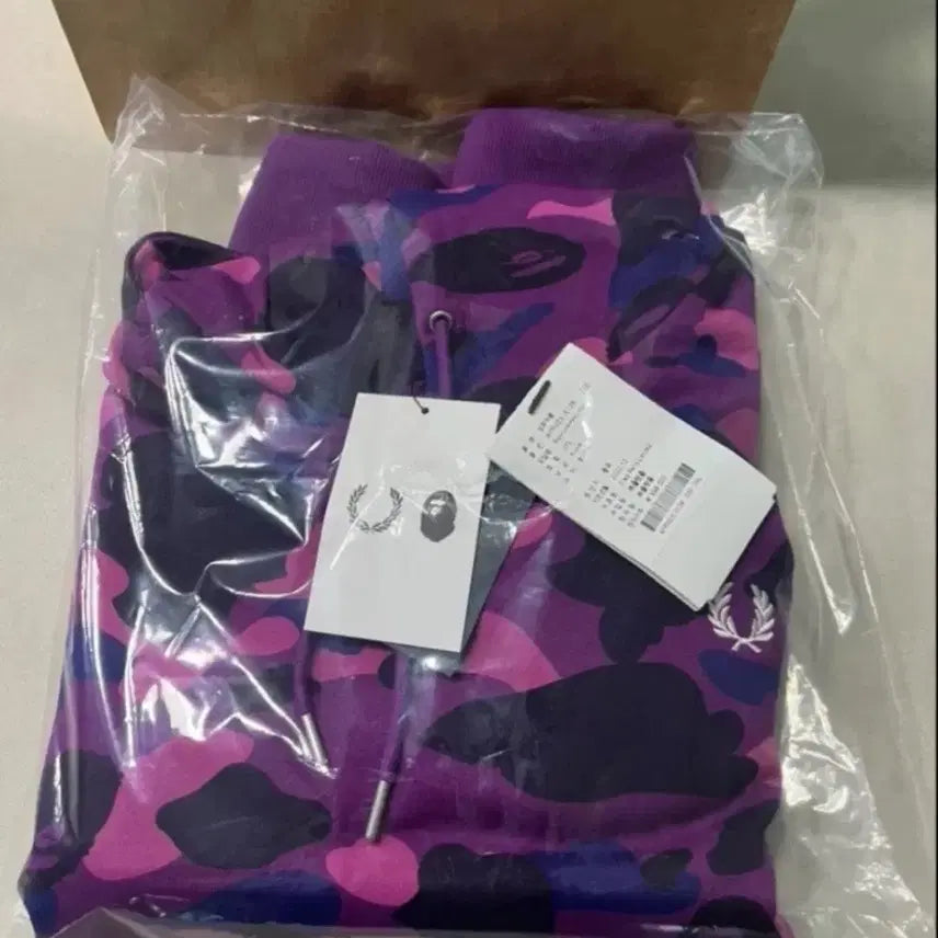 [BUNJANG] BAPE Fred Perry Collaboration Limited Edition Hoodie / 한정판) 베이프 프레드페리 콜라보 후드