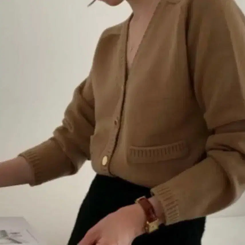 [BUNJANG] Ribbonbit Monemarket Russo Cashmere Cardigan / 리본빛 모네마켓 루소 캐시미어 가디건