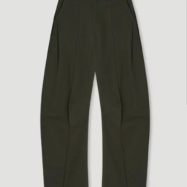 [BUNJANG] Ethos Wide Curved Pants (Khaki, M) / 에토스 와이드 커브드 팬츠