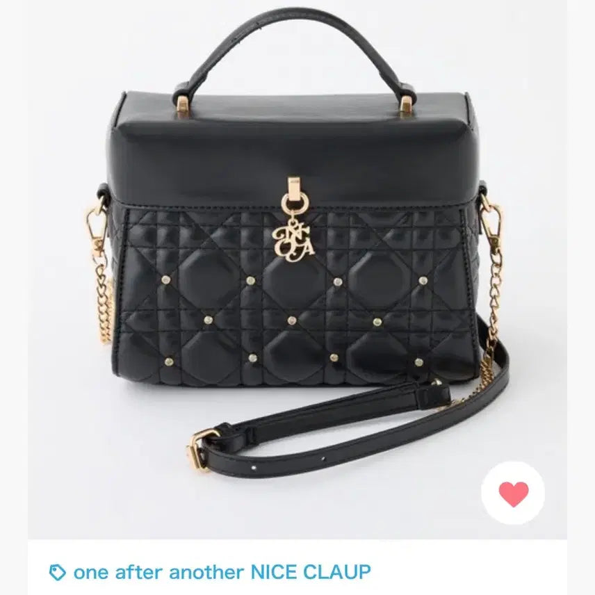 [BUNJANG] NICE CLAUP Quilted Bag Black / NICE CLAUP 나이스클랍 퀄팅백 블랙 일브 스나계