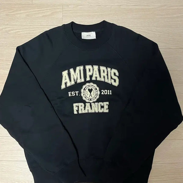 [BUNJANG] AMI Sweatshirt Black L / 아미 맨투맨