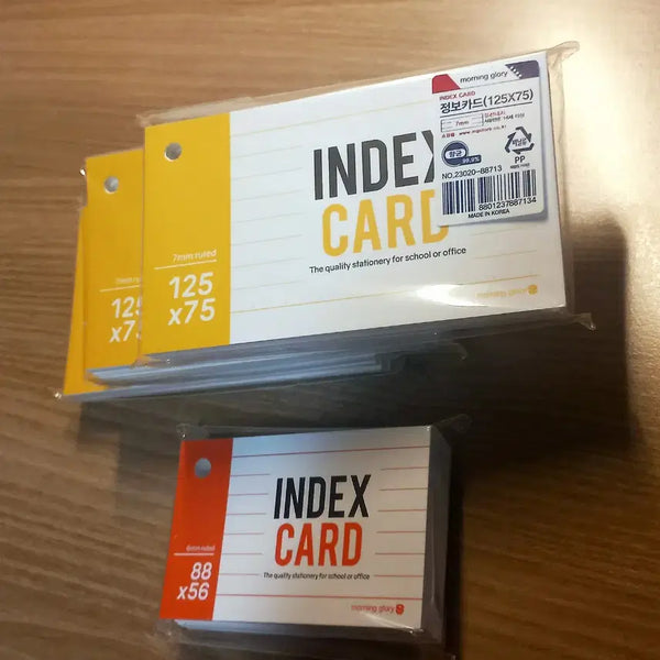[BUNJANG] Index Cards / 인덱스 카드