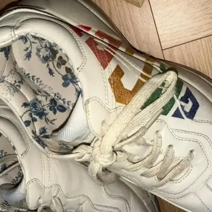 [BUNJANG] Gucci Rainbow Sneakers / 구찌 레인보우 스니커즈