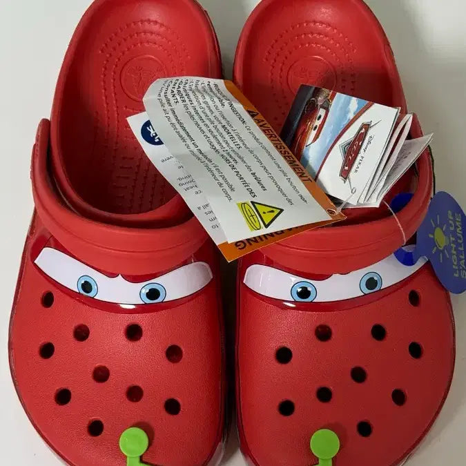 [BUNJANG] Crocs x Cars Classic Clog Lightning McQueen (Lights) / (불빛 O) 크록스 x 카 클래식 클로그 라이트닝 맥퀸