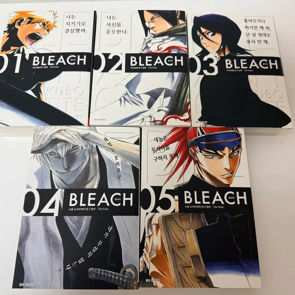 [BUNJANG] Bleach Remix Volumes 1-5 (Unsealed) / 블리치 리믹스 1-5 개봉 판매합니다.