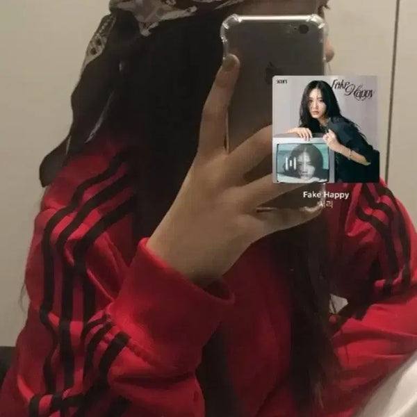 [BUNJANG] Adidas Red Black Track Jacket / 아디다스 검빨 져지