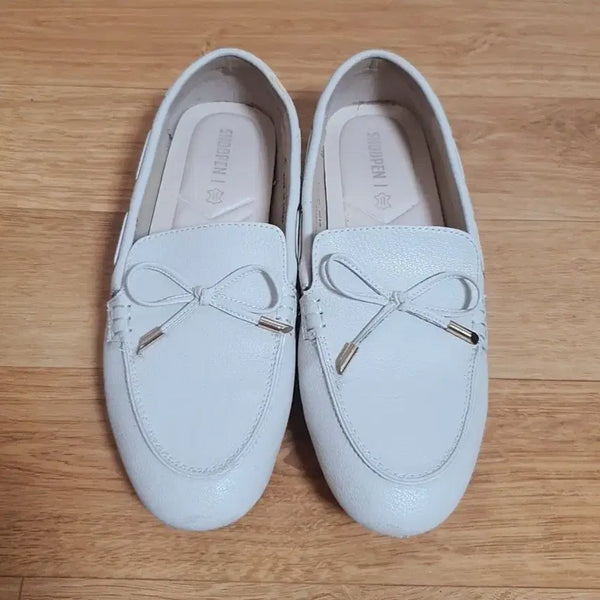 [BUNJANG] Spur White Loafers 240 / (거의새것)슈펜 화이트 로퍼 240