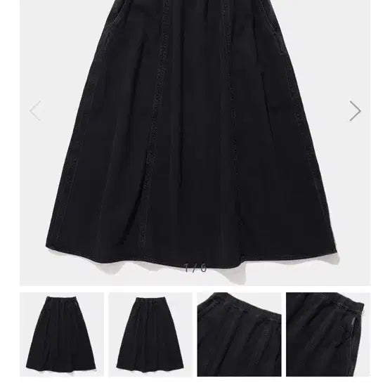 [BUNJANG] Columbia University Black Denim Long Skirt / [새제품, 50%할인] 컬럼비아유니버시티 블랙 데님 롱스커트 흑청 롱치마 빈티지 콜롬비아