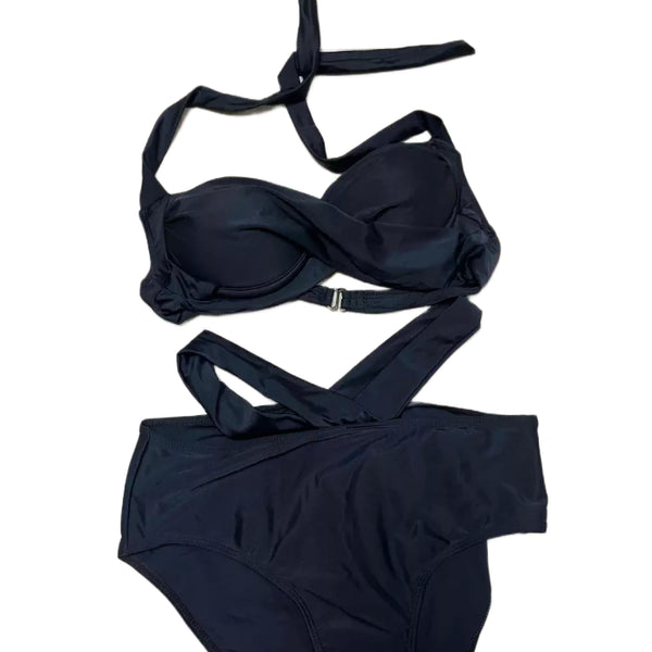 [BUNJANG] Cross High-Waisted Bikini / (착용샷o) 크로스 하이웨스트 비키니