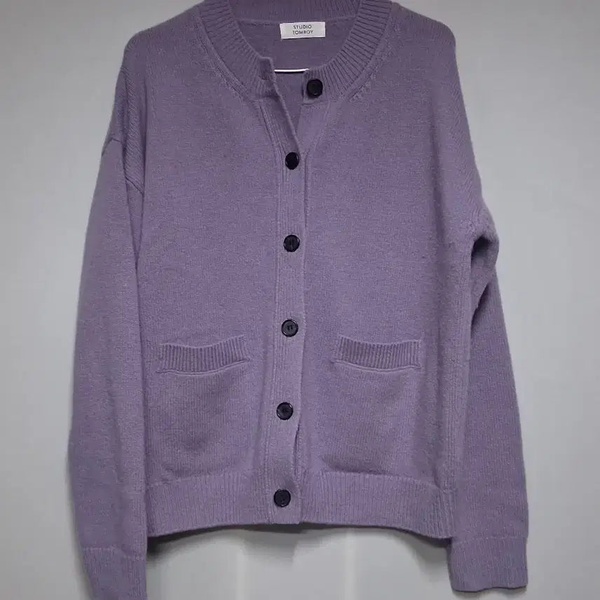 [BUNJANG] Studio Tomboy Cardigan Lavender Free Size / 스튜디오 톰보이 가디건 라벤더((F)
