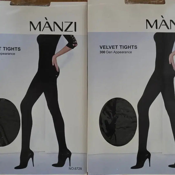 [BUNJANG] MANZI Velvet Tights / MANZI 벨벳 타이즈