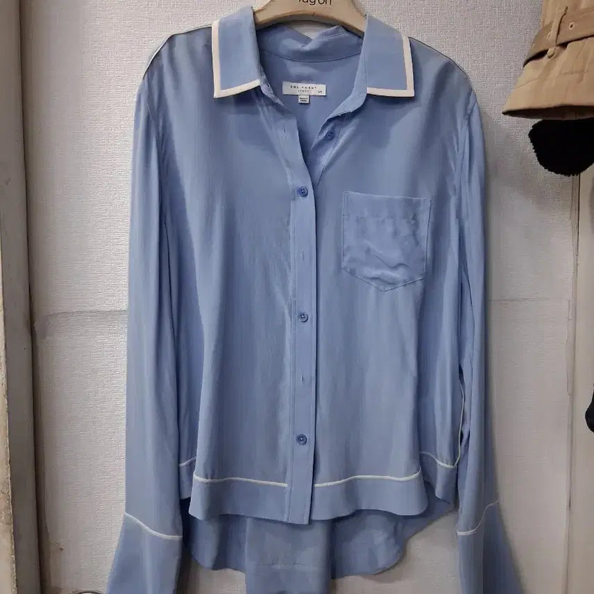 [BUNJANG] Equipment Blue Shirt S/P / 이큅먼트    블루 셔츠  s/p