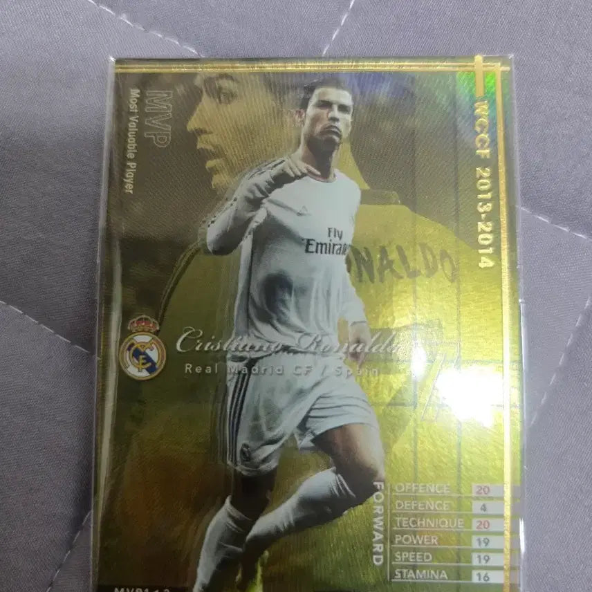 [BUNJANG] WCCF Cristiano Ronaldo Real Madrid MVP Card / wccf 축구카드