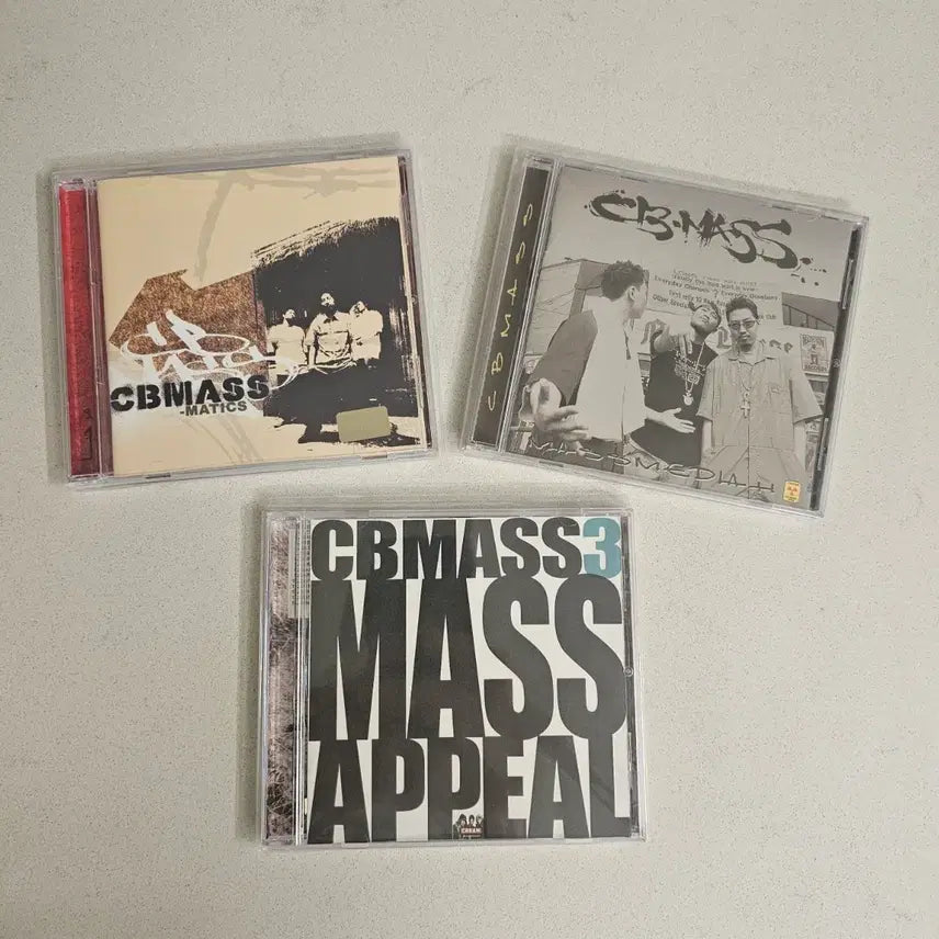 [BUNJANG] CB MASS Hip Hop CD Album Bundle Set / CB MASS 씨비메스 힙합 CD 앨범 다이나믹듀오