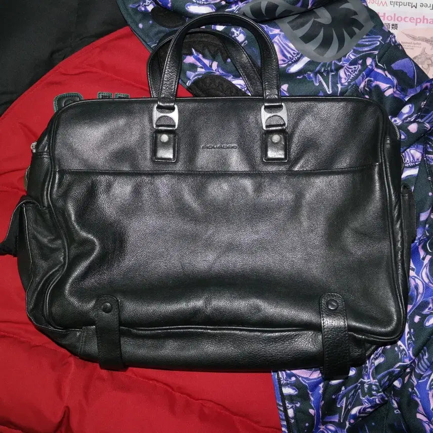 [BUNJANG] Piquadro Vintage Leather Briefcase / 피콰드로 빈티지 가죽 브리프케이스