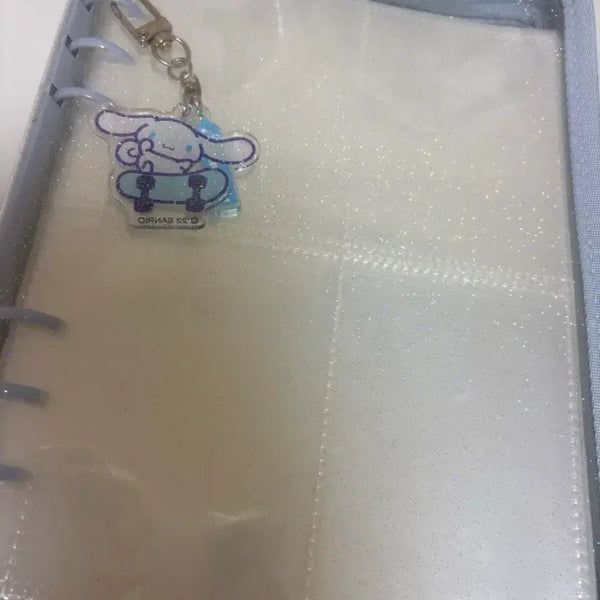 [BUNJANG] Binder with Cinnamoroll Keychain Charm / 바인더