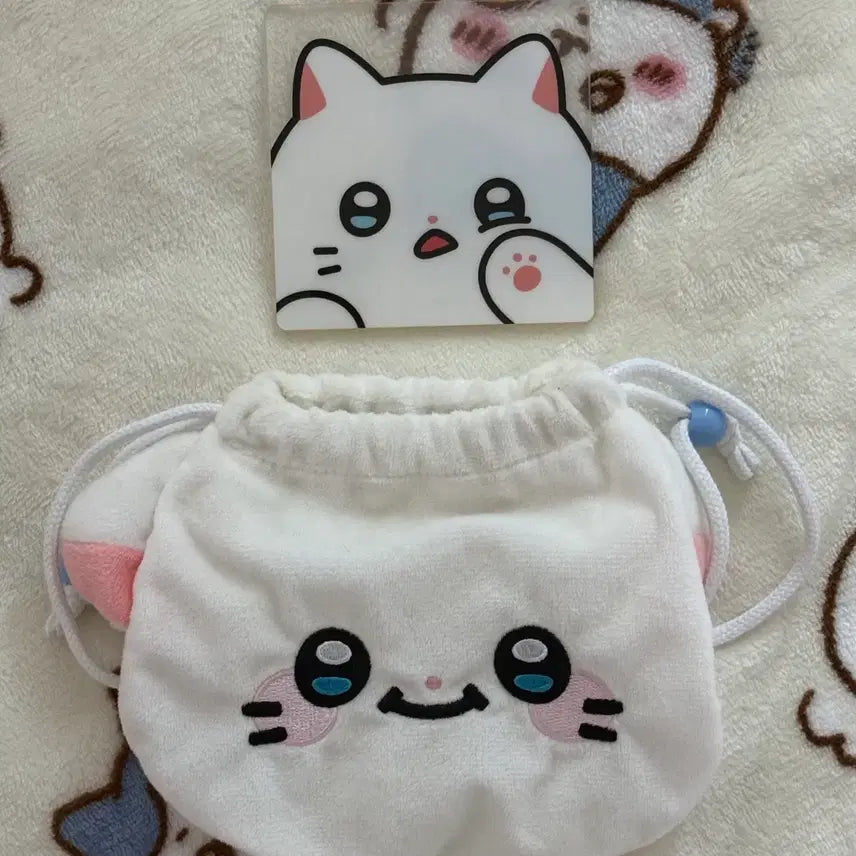 [BUNJANG] Nyahangnamja Choonbae String Pouch & Acrylic Coaster Bundle Set / 냐한남자 춘배 스트링 파우치 아크릴 코스터 일괄