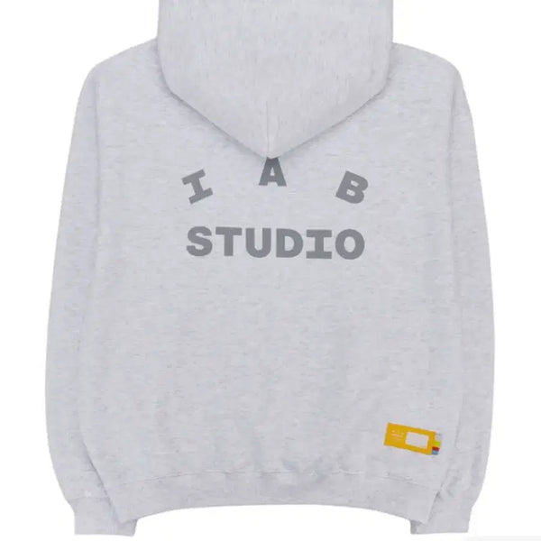 [BUNJANG] IAB STUDIO Hoodie Light Gray / 아이앱 스튜디오 후드 라이트 그레이