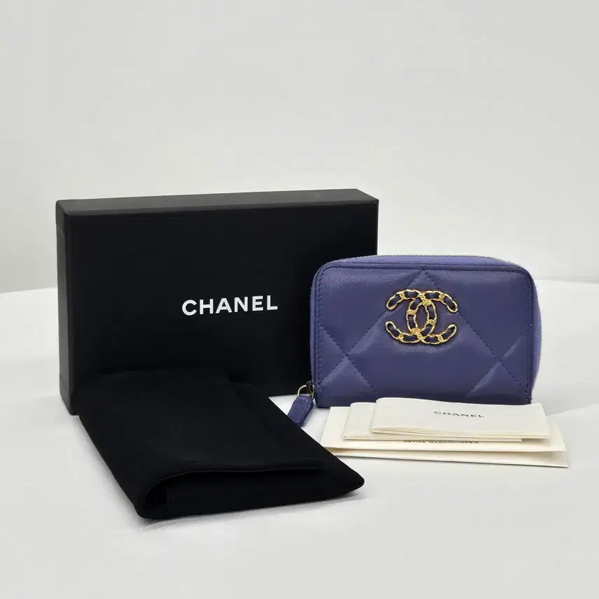 [BUNJANG] Chanel 19 CC Zipped Card Holder / 샤넬 19 CC 지퍼 카드지갑 / 700,000