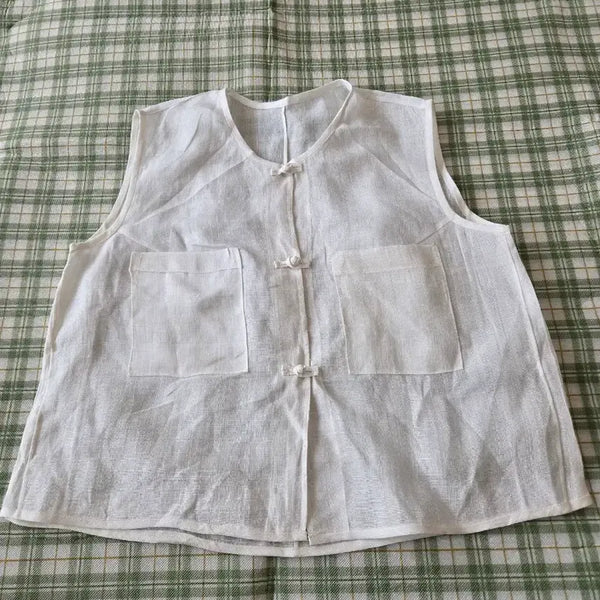 [BUNJANG] Ramie Blend Multi-purpose Shirt / 49ㅡ모시 다용도 셔츠ㅡ55
