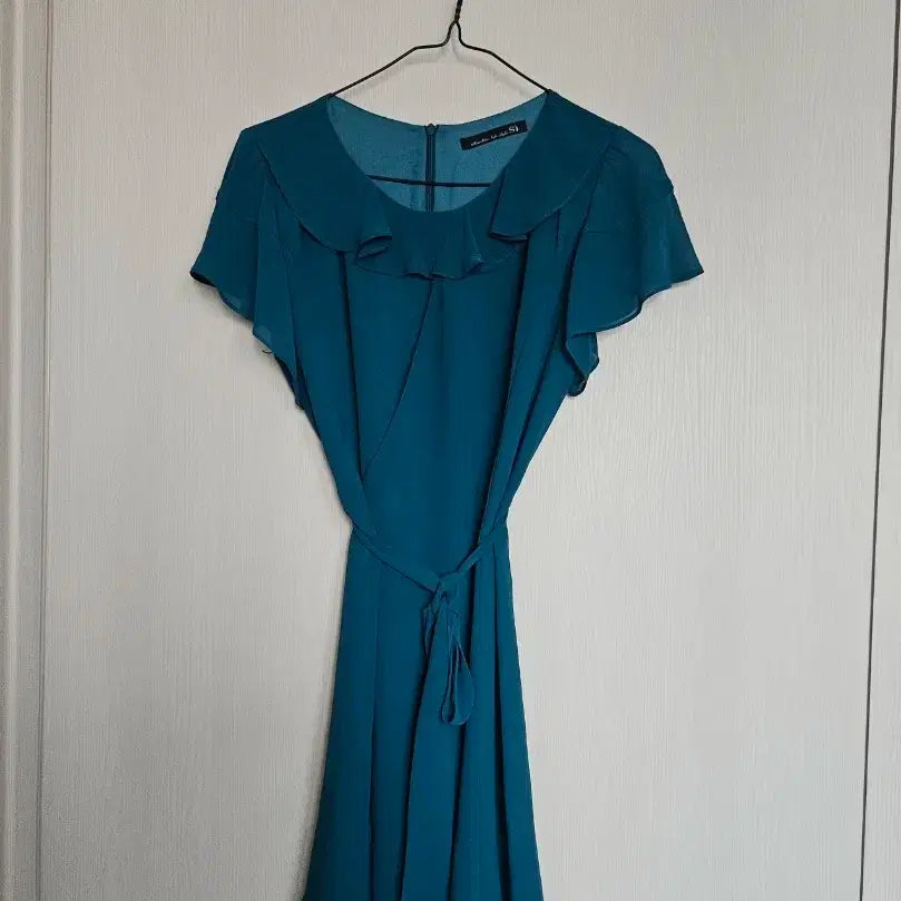 [BUNJANG] SI Chiffon Wrap Dress Size 55 / SI 쉬폰 랩 원피스 55