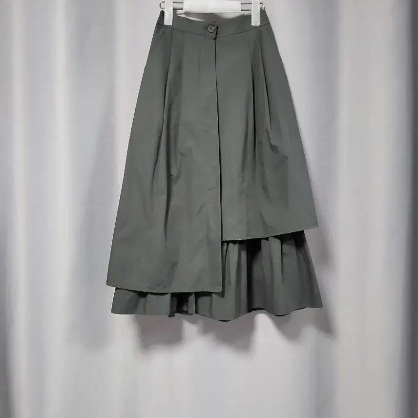 [BUNJANG] Pintuck Double Long Skirt / 핀턱 이중 롱스커트