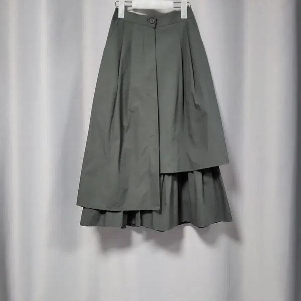 [BUNJANG] Pintuck Double Long Skirt / 핀턱 이중 롱스커트