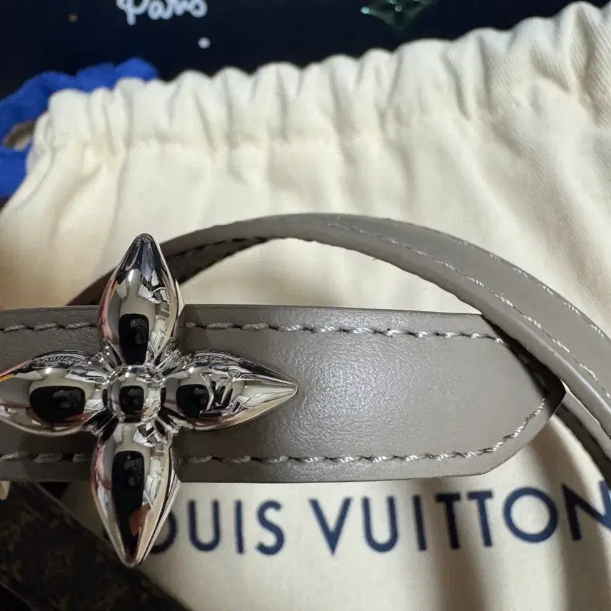 [BUNJANG] Louis Vuitton Monogram Belt Grey 80cm / 루이비통 벨트 M8797 그레이/모노그램 양면 80사이즈