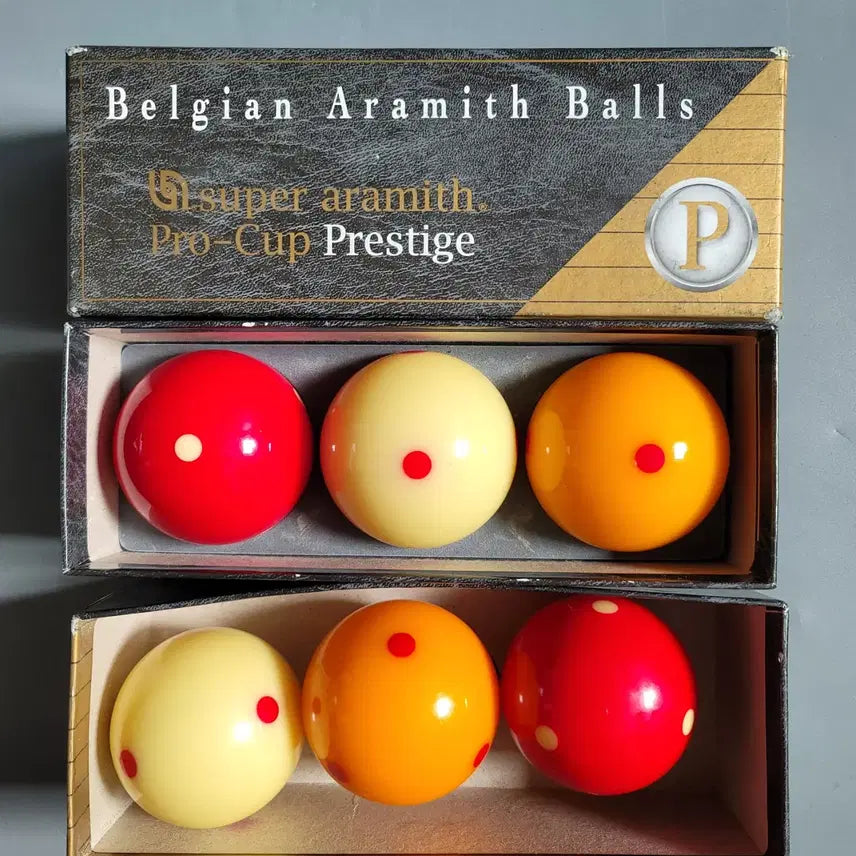 [BUNJANG] Super Aramith Pro Cup Prestige Billiard Balls (3-Cushion) / 슈퍼 아라미스 프로컵 프레스티지 당구공 3구+벨기에 제품