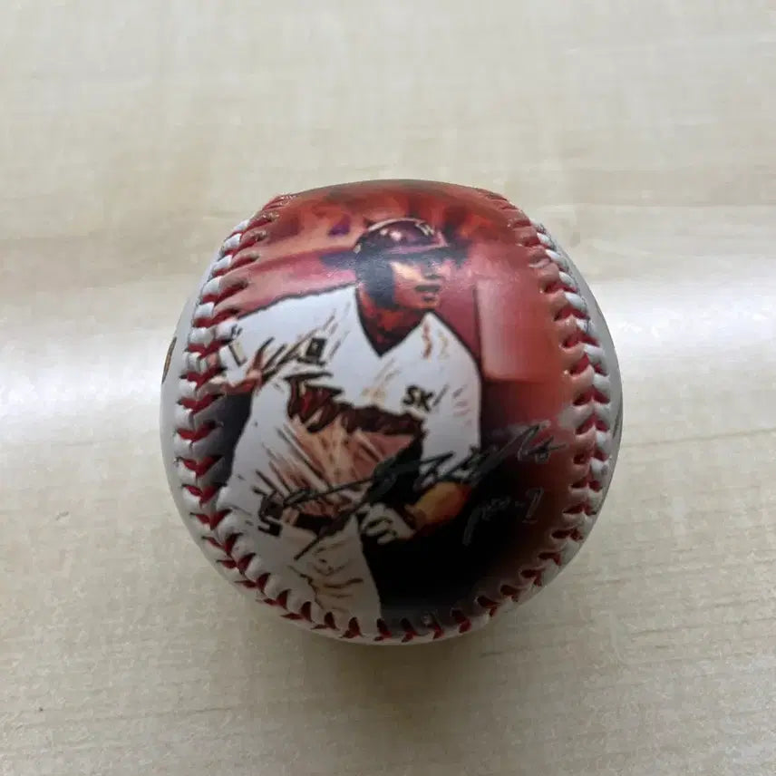 [BUNJANG] PSY Signed Autograph Baseball / 박재상 포토볼 싸인볼