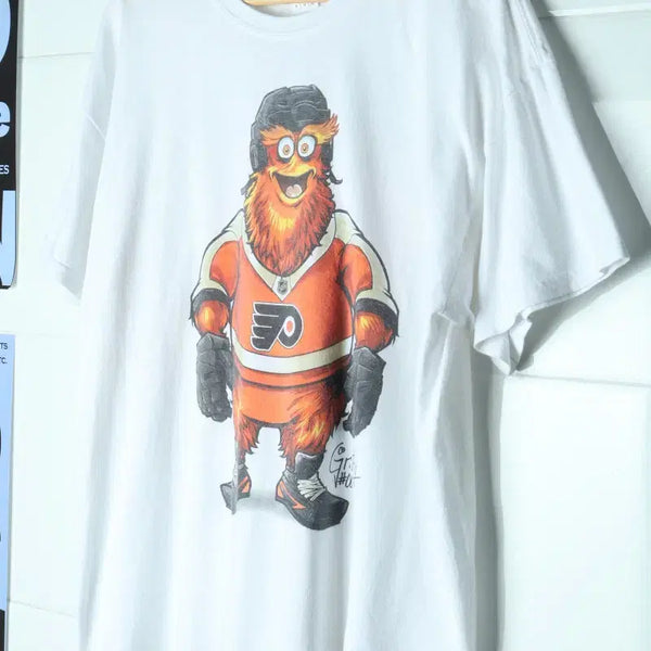 [BUNJANG] Gildan USA NHL Mascot Short Sleeve T-Shirt XL-2XL H36313 / (XL-2XL) 길단 반팔 티셔츠 USA NHL 마스코트-H36313