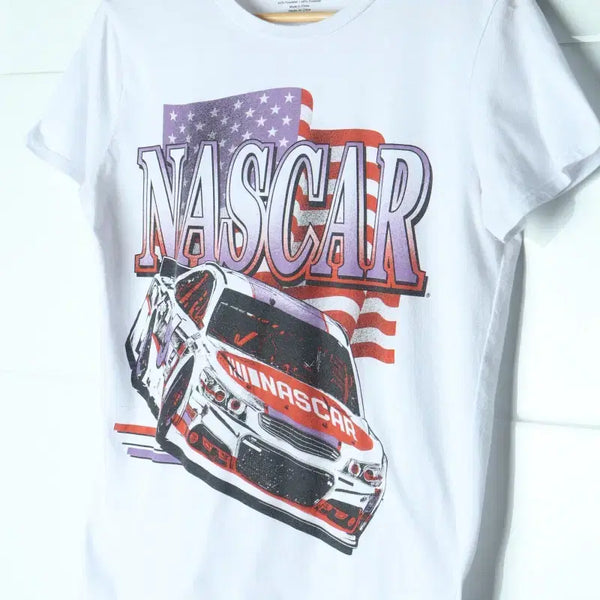 [BUNJANG] Brand Vintage T-Shirt White USA / W(M-L) 브랜드빈티지 반팔 티셔츠 USA 흰색 화이트-H36321